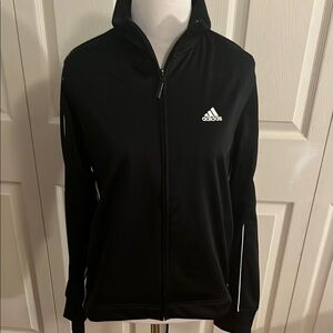 Adidas Black Zip-Up Hoodie